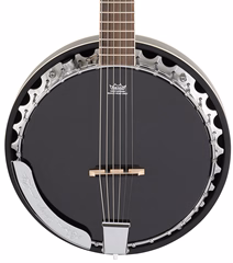 Ortega OBJE350/6-SBK (Fast neues) - Elektroakustisches Banjo