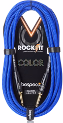 Bespeco Rockit Color Blue 6m Jack - Instrumentenkabel
