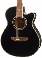 Flight F-230C BK (fast neues) - Akustische Gitarre