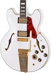 Epiphone IGC Alex Lifeson 1976 ES-355 Reissue Alpine White - Semiakustische Gitarre