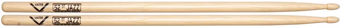 Vater 52Nd St. Jazz Wood Tip - Hickory-Drumsticks