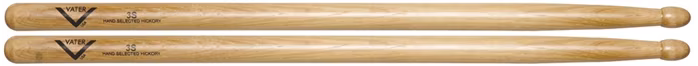 Vater 3S Wood Tip - Hickory-Drumsticks