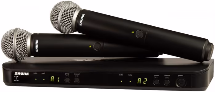 Shure BLX288E/SM58 M17 - Duales Wireless-Set