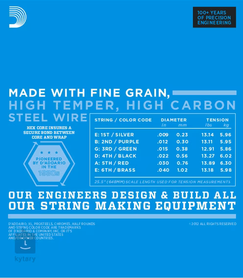 D'Addario EXL120BT - Saiten für E-Gitarre