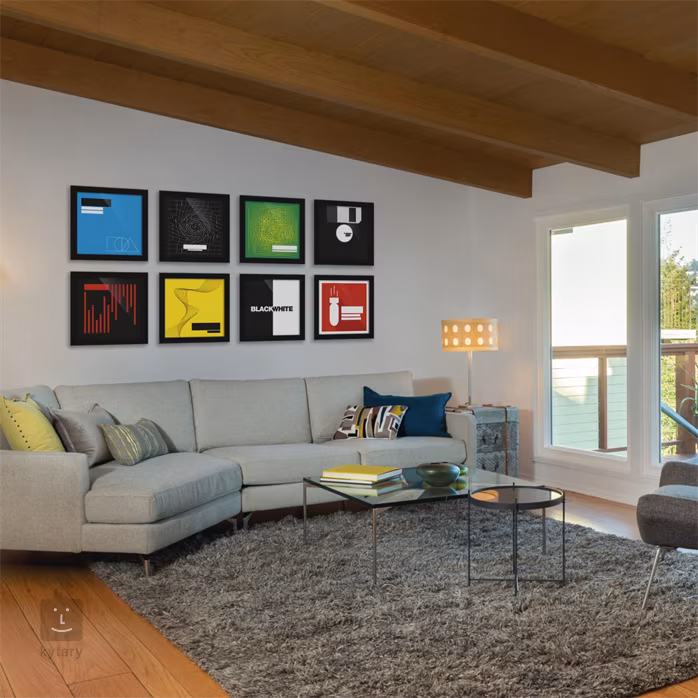 Glorious Vinyl Frame Set 12" Black - Schallplattenrahmen