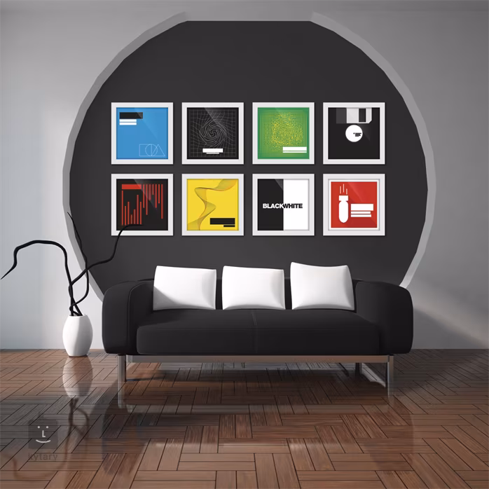 Glorious Vinyl Frame Set 12" White - Schallplattenrahmen