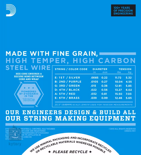 D'Addario EXL130+ - Saiten für E-Gitarre