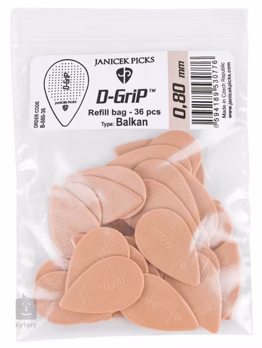 D-GriP Balkan 0.80 36 pack - Plektren