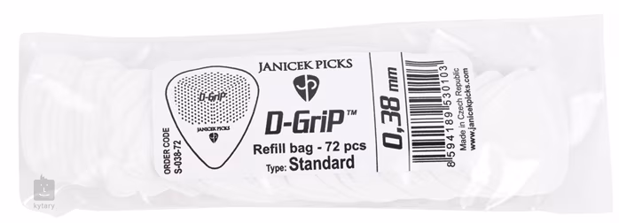 D-GriP Standard 0.38 72 pack - Plektren