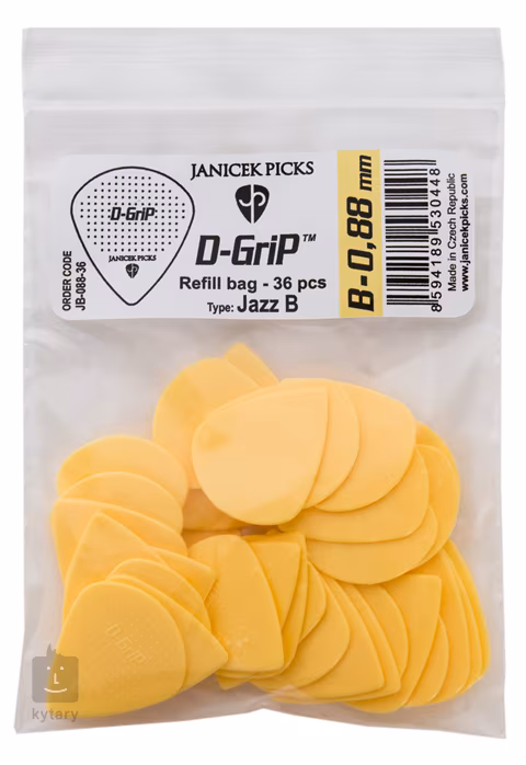 D-GriP Jazz B 0.88 36 pack - Plektren