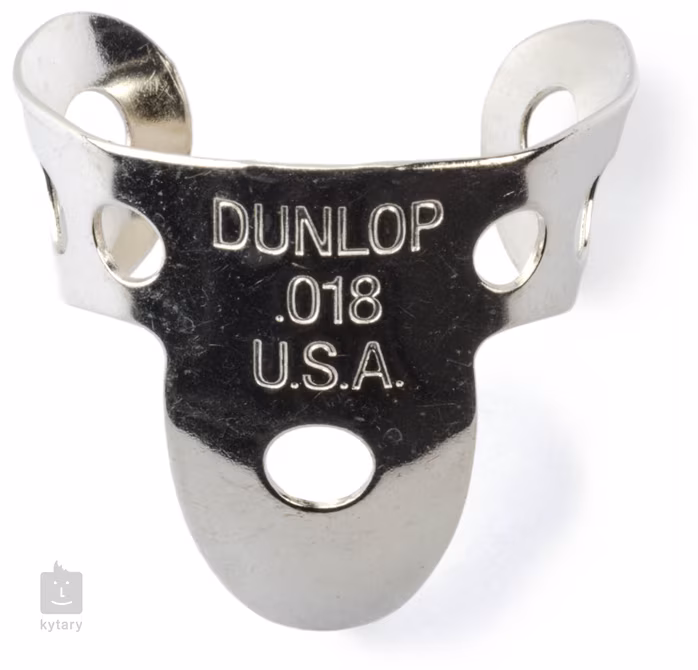 Dunlop Nickel Silver Fingerpick Set 0.018 - Daumenplektrum-Set