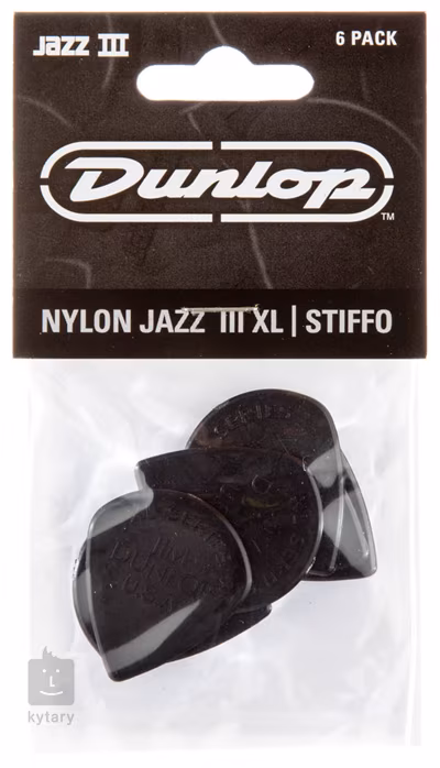 Dunlop Jazz III XL Black Stiffo - Plektren