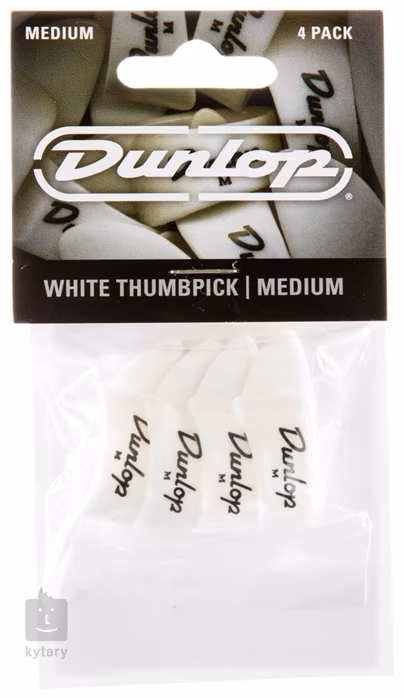 Dunlop Thumbpicks White M - Daumenplektren