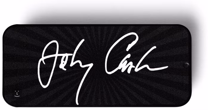 Dunlop Johnny Cash Pick Tin Signature - Signature-Plektren