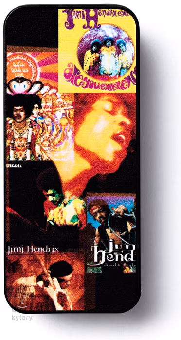 Dunlop Jimi Hendrix Pick Tin Frontline - Signature-Plektren