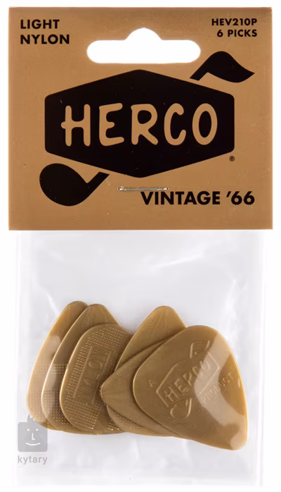 Dunlop Herco Vintage '66 Gold Light - Plektren