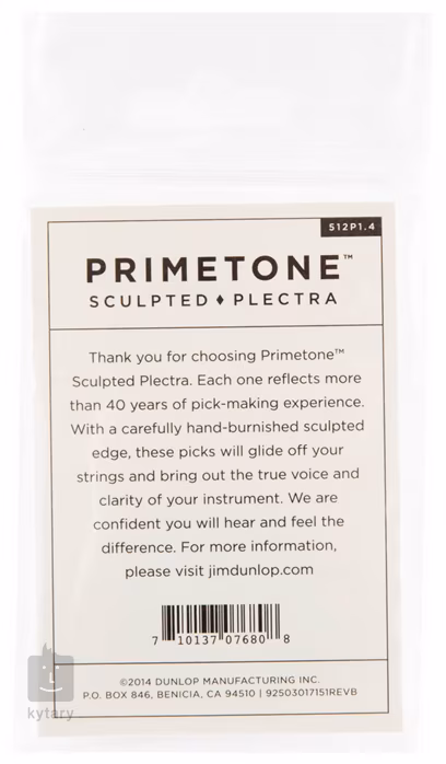 Dunlop Primetone Triangle 1.4 with Grip - Plektren
