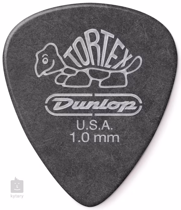 Dunlop Tortex Pitch Black 1.0 - Plektren