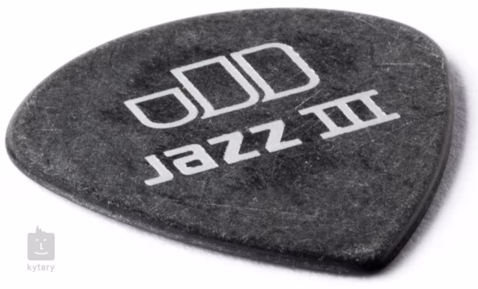 Dunlop Tortex Pitch Black Jazz III 1.14 - Plektren