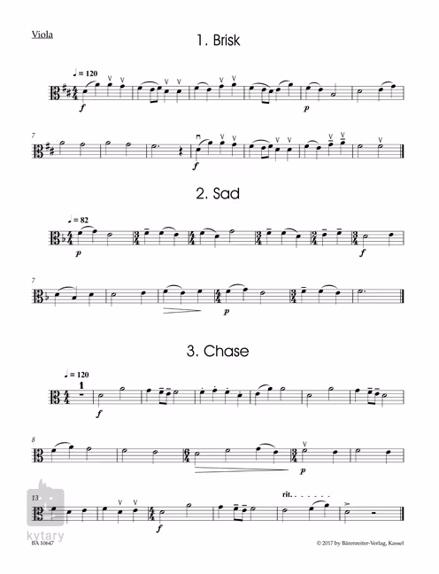 MS 27 Miniatures  - Noten für Streichtrio