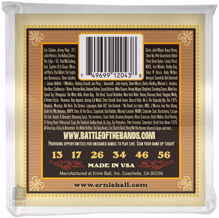 Ernie Ball 2043 Earthwood Silk & Steel Regular - Stahlseiten für akustische Gitarre