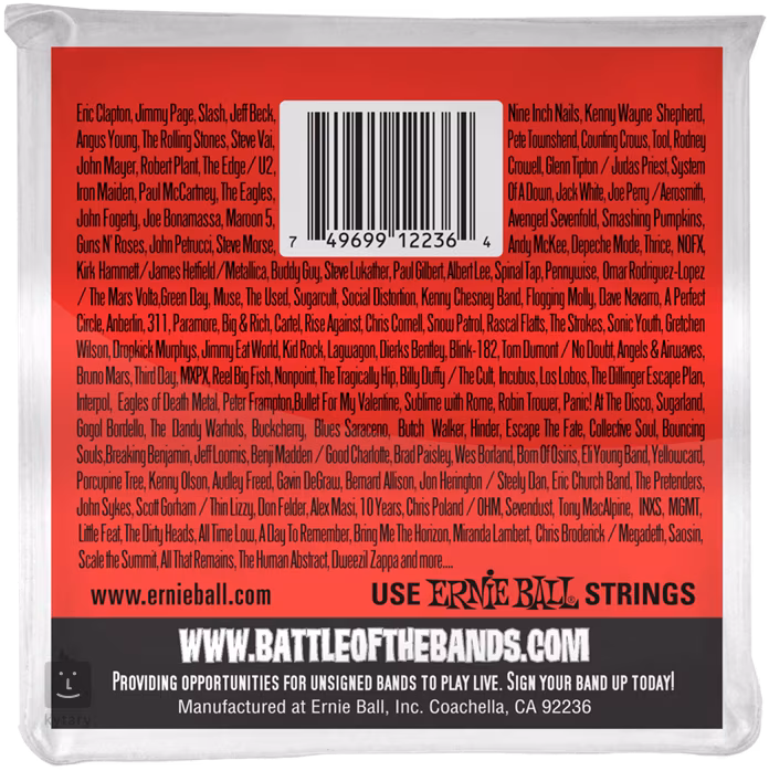 Ernie Ball 2236 Nickel Wound 12-String Medium - Saiten für zwölfsaitige E-Gitarre