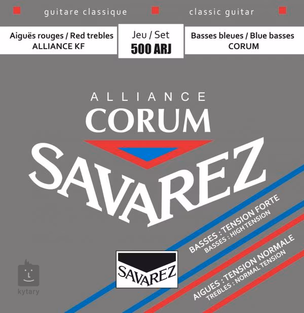 Savarez 500ARJ Alliance Corum Mixed Tension - Nylon-Saiten für klassische Gitarre