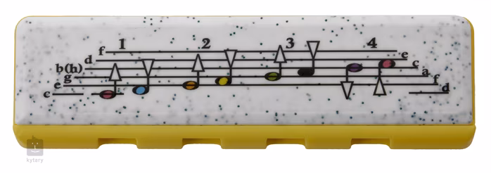 Hohner Speedy yellow/green - Mundharmonika