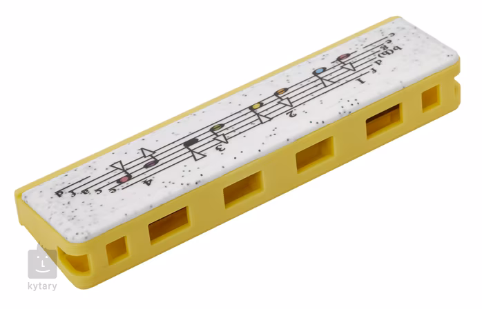 Hohner Speedy yellow/green - Mundharmonika