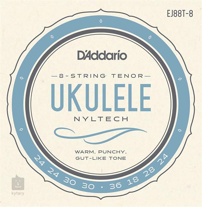 D'Addario EJ88T-8 - Saiten für achtsaitige Tenor-Ukulele