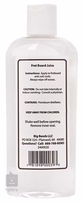 Big Bends Fret Board Juice - Tech Size - Pflegemittel für Gitarre