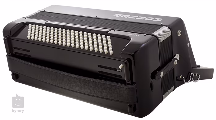 Hohner Bravo III 120 black Silent Key - Tastenakkordeon