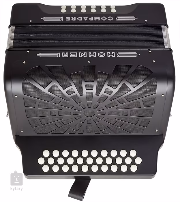 Hohner Compadre GCF, black - Diatonisches Akkordeon