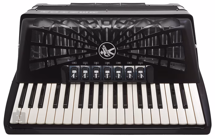 Hohner Bravo III 80 Black Silent Key - Tastenakkordeon