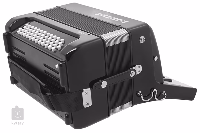 Hohner Bravo I 49 F, black (SilentKey) - Tastenakkordeon
