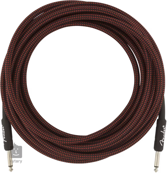 Fender Professional Series 18.6' Instrument Cable Red Tweed - Instrumentenkabel