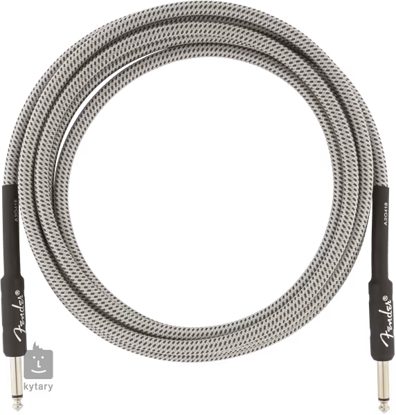 Fender Professional Series 10' Instrument Cable White Tweed - Instrumentenkabel