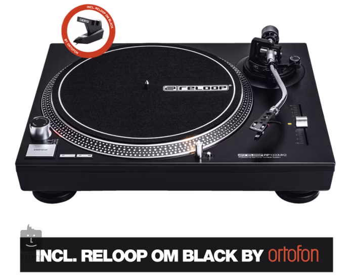 Reloop RP-1000 MK2 - DJ Plattenspieler mit Riemenantrieb