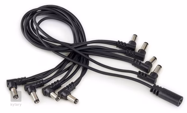 Rockboard Flat Daisy Chain Cable - 8 Outputs, Angled - Versorgungskabel