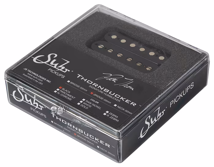 Suhr Thornbucker, Humbucker Pickup, Bridge 50mm position, Black - Tonabnehmer für E-Gitarre