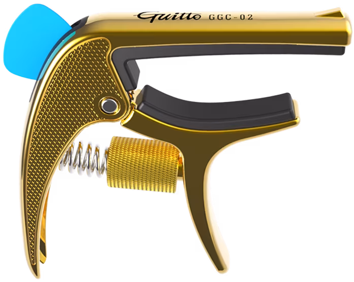 Guitto GGC-02 Revolver Capo Gold - Kapodaster