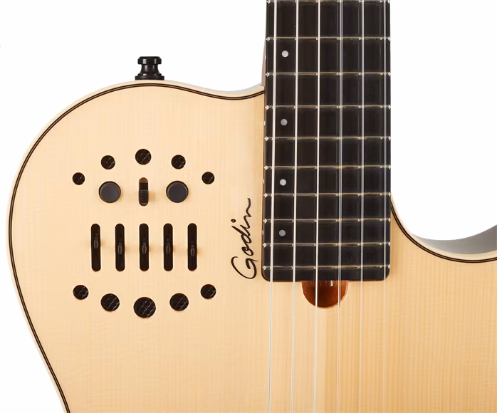 Godin Multiac Nylon SA Natural HG - Elektroakustische Midi-Gitarre
