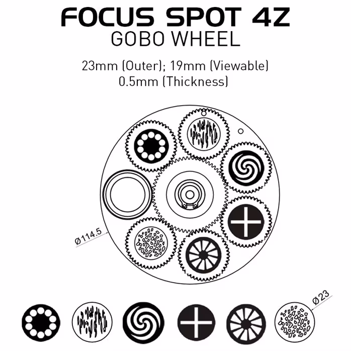 ADJ Focus Spot 4Z Pearl - Gitarrenkopf Smart