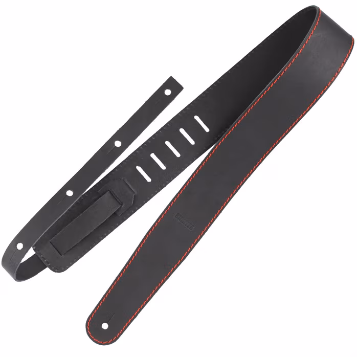 Richter Raw II Contour Vintage Black Red - Gitarrengurt