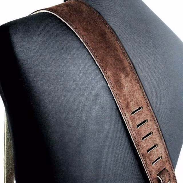 Richter Raw II Suede Brown/Beige - Gitarrengurt