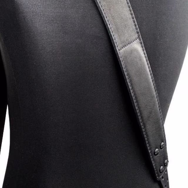 Richter Raw IV Nappa Black - Gitarrengurt
