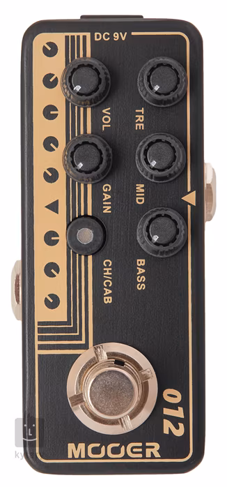 Mooer Micro PreAmp 012 US Gold 100 - Gitarren-Vorverstärker