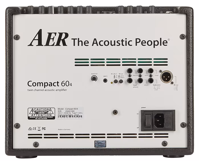 Aer Compact 60 IV BK - Combo für akustische Instrumente
