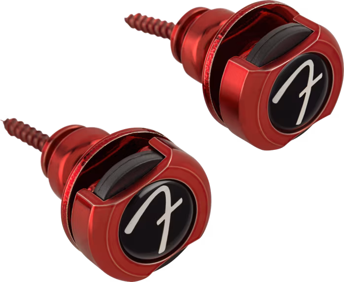 Fender Infinity Strap Locks Red - Security Locks für Gurt