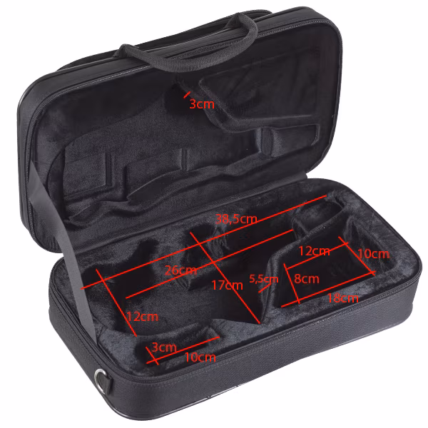 Ortolá 9905 BGD Curved Black - Gig Bag für Sopran-Saxophon